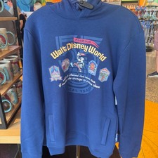2026 Walt Disney World 55th Anniversary Mickey 4 Parks Embroidered Hoodie NWT picture