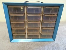 VINTAGE ARKO-MILLS METAL CABINET PARTS 15 - DRAWER 28-DIVIDERS picture