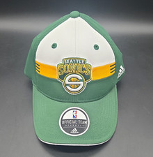 Adidas Seattle Supersonics NBA Officially Licensed Cap Green/White/Yellow picture