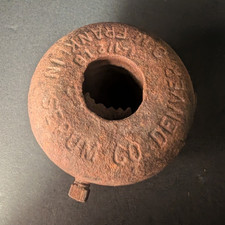 Vintage Cast-Iron Null Jorn Weight Manufactured By the O.M. Franklin Made In USA picture