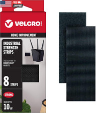 Heavy Duty Hook and Loop Fastener Strips 4x2 Inch Adhesive Backed 8 Sets Industr picture