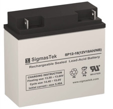 SigmasTek 12V 18AH NB Battery Replacement for Raion Power RG12180FP Rechargeable picture
