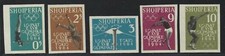 1962 Albania Scott #616a-620a - Imperf Tokyo Olympic Set of 5 Stamps - MNH picture