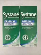 Systane Original Lubricant Eye Drops (2) Pack Exp. 2028+ Brand NEW SEALED picture