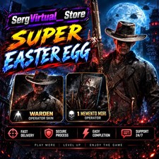 Warden Operator Skin + 1 Memento Mori Operator SUPER EASTER EGG BO7 Zombies FAST picture
