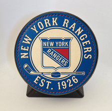 New 2026 New York Rangers Hockey Puck With Stand picture