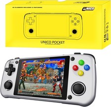 UNICO Game Pocket Player with 40 SNK Classic Games Pre-Installed, Handheld Gamin picture
