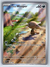 Paldean Wooper 102/094 Phantasmal Flames Pokemon Holo Near Mint picture