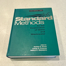 Standard Methods Examination of Water & Wastewater 19th Ed 1995 HC APHA picture