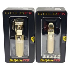 BaBylissPRO GoldFX+All-Metal Lithium Cord/Cordless Clipper FX FX870NG+FX787NG US picture