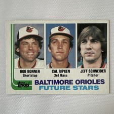 Topps 1982 Baltimore Orioles Future Stars #21 Ripken Bonner Schneider RC picture