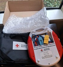 American Red Cross AED CPR Training module intact Original Adult/Infant Pads picture