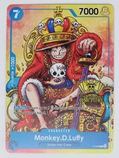 Monkey D Luffy P-043 2nd Anniversary Stamped Promo Moderately Played MP picture