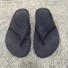 Oofos The Original Recovery Footwear Navy Blue Mens 11 Womens 13 picture