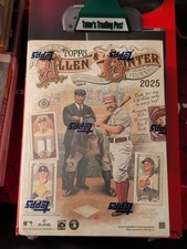 2025 TOPPS ALLEN & GINTER HOBBY BOX (2 HITs) MLB Baseball Brand New Sealed QTY picture