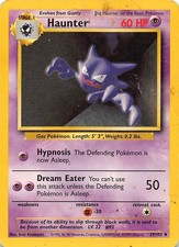Haunter 29/102 Uncommon Base Set Unlimited Pokemon Near Mint picture