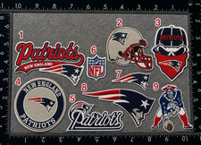 NEW ENGLAND PATRIOTS IRON ON EMBROIDERED PATCHES CHOOSE FROM MENU picture