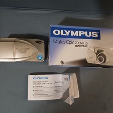 Olympus Stylus Epic Zoom 115 Quartz Date Camera Original box and Instructions  picture