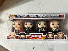 Funko Pop Rocks Pantera 4 Pack Philip Anselmo Vinnie Paul Dimebag Darrell Rex picture