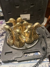 Four Sets Of Brass Duck Book Ends. picture
