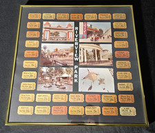 Vintage Riverview Park Chicago Amusement Park Framed Ticket & Photo Display 18