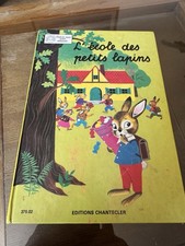 L’École des Petits Lapins French Children’s Book HC Vintage picture