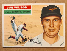 Topps 1956 Topps - Jim Wilson Baltimore Orioles #171 White Back Base Set picture
