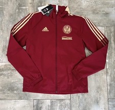NWT ADIDAS Atlanta United FC All-Weather Full-Zip Hooded Jacket  Men’s S picture