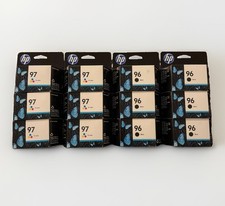 Lot of 12 GENUINE HP 96 97 Brand New Ink Cartridges picture