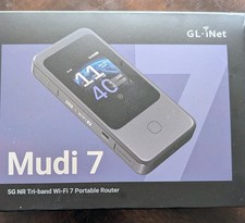 likNEW GL.iNet Mudi 7 GLE750 5G Unlocked WiFi Portable TriBand Router USB-C RJ45 picture