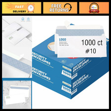 Custom Printed Security Tinted Envelopes 4-1/8