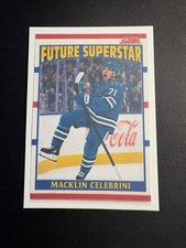 Macklin Celebrini Custom Art Card - 1990 Score Future Superstar RC Retro 🔥 picture