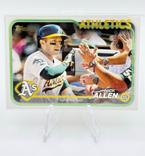 Topps 2024 Series 2 Nick Allen Golden Mirror SSP Image Variation #599 A's picture