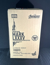 Hot Toys MMS543-D33 Iron Man MK85 Battle Damaged Avengers Endgame Factory Sealed picture