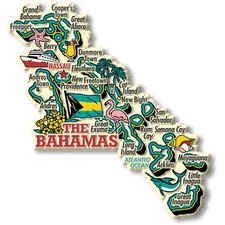 The Bahamas Jumbo Country Magnet by Classic Magnets picture