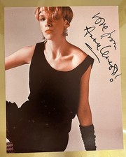 Vintage Eurythmics Annie Lennox autograph 1980s icon signed  picture