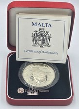 Malta 1998 Central Bank 30th Anniversary Silver Proof coin picture