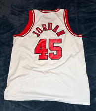 Vintage Nike Michael Jordan 45 Chicago Bulls Jersey XXL Flight 8403 1984 picture