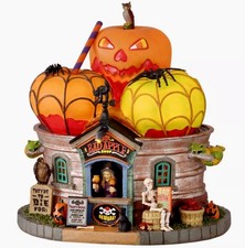 Lemax Spooky Town THE BAD APPLE SHOP #15728 Halloween Village Building NEW picture