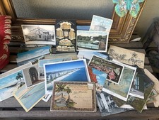 42 vintage postcards lot (mid 1900's); Florida Key west , Tallahassee, St Pete picture