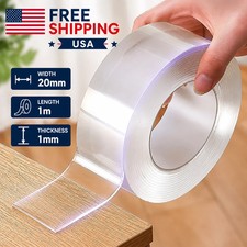 Alien Nano Tape Double Sided Heavy Duty Reusable Adhesive Stick Transparent Tape picture