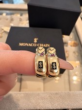 Monaco Chain VERA Earrings – 10K Solid Gold | MERM Collection picture
