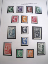Monaco 1950-54 Rainier + views MNH picture