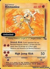Hitmonlee (22) Unlimited 22/62 FO Pokemon HP picture