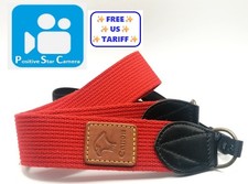 🎦VIDEO👀✨Almost Unused✨ Canon Eagle Strap Red From JAPAN picture
