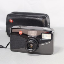 Leica Mini Zoom 35mm Film Camera Vario-Elmar 35-70mm Lens Black TESTED picture