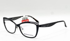 NEW BCBGMAXAZRIA BEATRIZ BLACK AUTHENTIC EYEGLASSES 53-15 picture