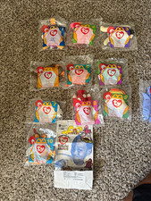 Ty Teenie Beanie Babies McDonald's Sealed Lot of 10 Happy Meal Toys 1997 picture