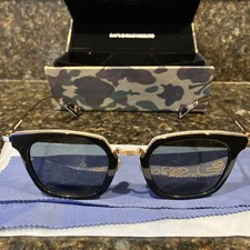 BAPE x Mastermind Limited Edition Sunglasses BMJ005 Black/Gold skull& crossbones picture