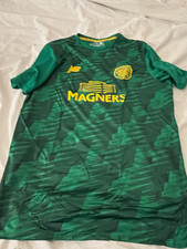 New Balance Glasgow Celtic Scotland FC Men’s Green Soccer Jersey Shirt Sz XL picture
